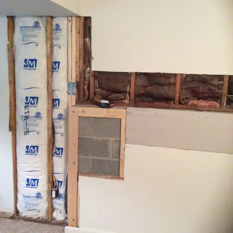 Wall insulation replacement during Odor Removal & Deodorization in Staunton